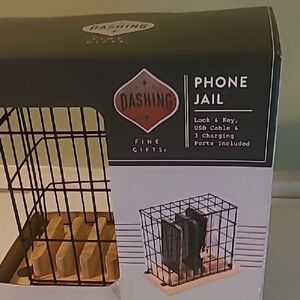 Phone Jail with Lock & Key - Black